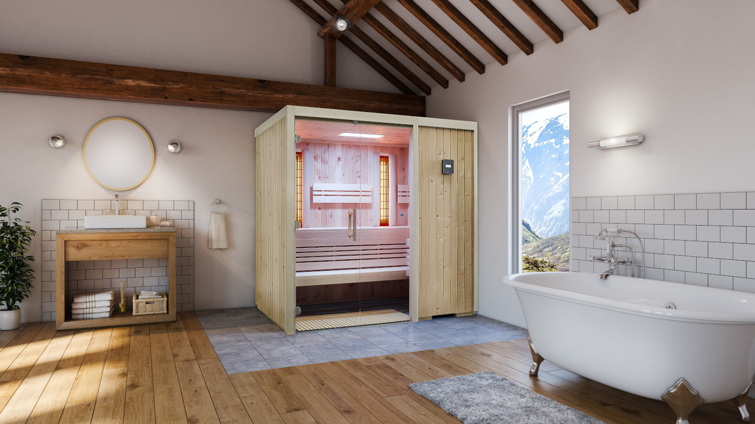 De Ultieme Kleine Badkamer Met Sauna Oplossing